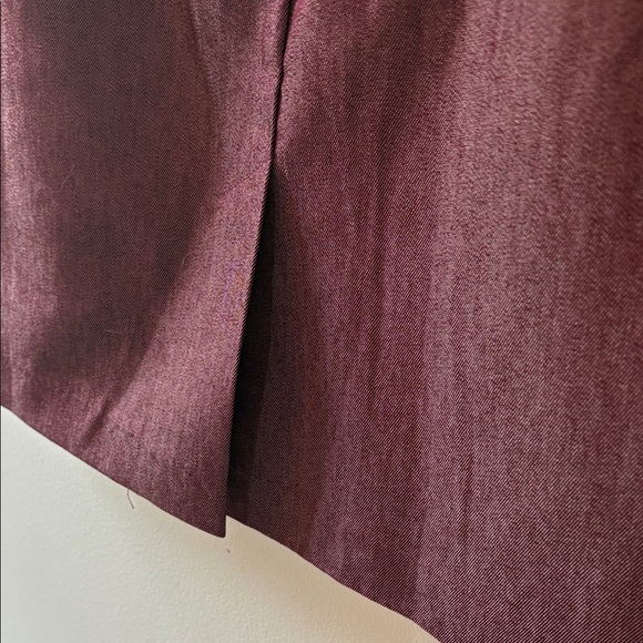 Dressbarn Deep Burgundy Pencil Skirt - Picture 6 of 7